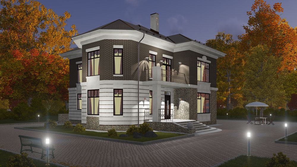 Облицовочный пустотелый, М-150,120x250x65, коричневый, Керма