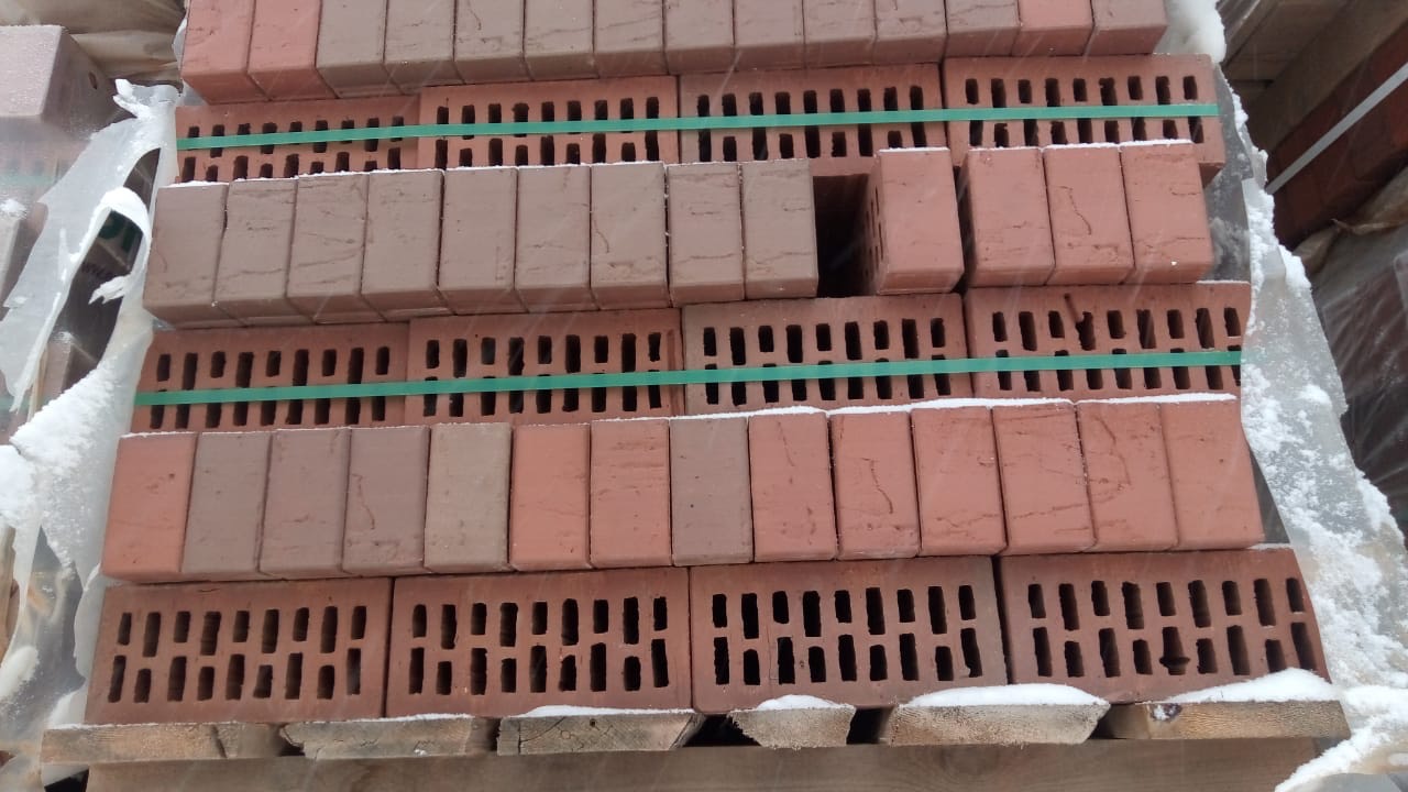 Кирпич керамический клинкерный, бордо, рославль, 1НФ, 250x120x65, ГОСТ 530-2012